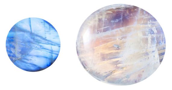 Piedra luna arco iris